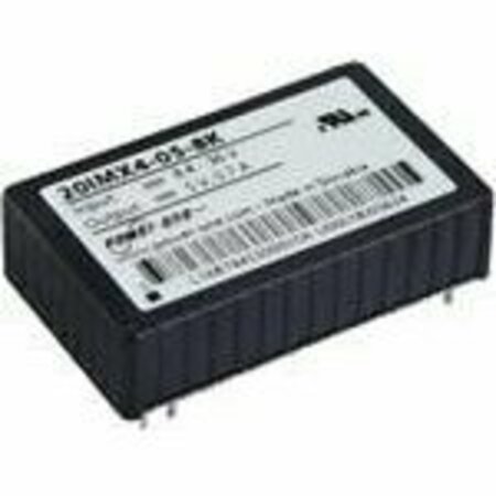 BEL POWER SOLUTIONS DC to DC Converter, 8.4-36V DC to 5/5V DC, 0 Hz 20IMX4-0505-8KG